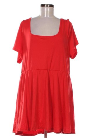 Kleid SHEIN, Größe 4XL, Farbe Rot, Preis 25,99 €