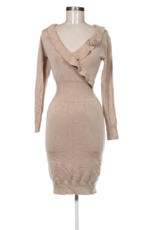 Sukienka Unbranded, Rozmiar M, Kolor Beżowy, Cena 171,47 zł, #136651709