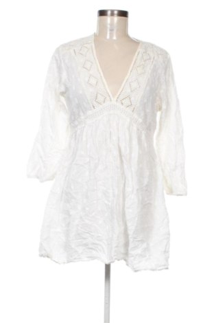 Kleid Zara, Größe S, Farbe Weiß, Preis 17,99 €