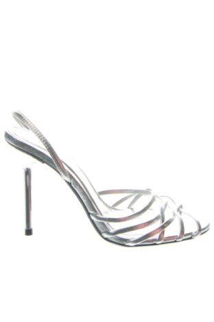 Сандали Zara, Размер 39, Цвят Сребрист, Цена 26,00 €, #136659521
