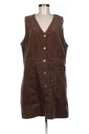 Latzkleid ONLY Carmakoma, Größe XXL, Farbe Braun, Preis 24,55 €