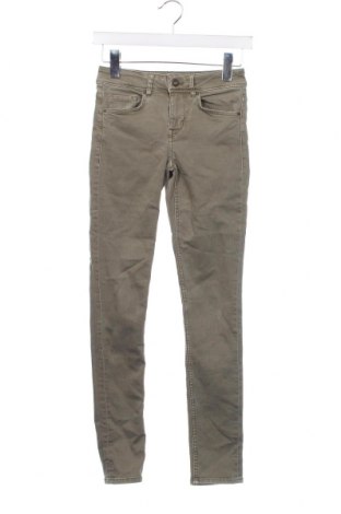 Damskie jeansy H&M Divided, Rozmiar XXS, Kolor Zielony, Cena 35,99 zł