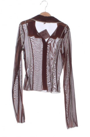 Γυναικείο πουκάμισο H&M Divided, Μέγεθος XS, Χρώμα Καφέ, Τιμή 1,99 €