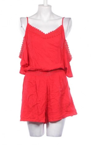 Дамски къс гащеризон Fb Sister, Размер S, Цвят Червен, Цена 3,06 €