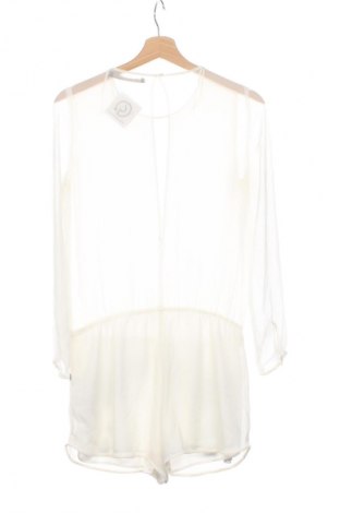 Kurzer Damenoverall Zara Trafaluc, Größe XS, Farbe Ecru, Preis € 1,99