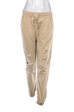 Dámské kalhoty  Bershka, Velikost M, Barva Béžová, Cena  109,00 Kč
