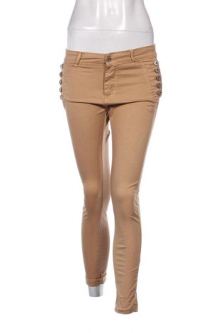 Damskie spodnie Made In Italy, Rozmiar M, Kolor Beżowy, Cena 24,99 zł