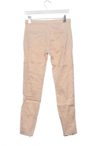 Damskie spodnie Zara, Rozmiar XS, Kolor Beżowy, Cena 21,99 zł