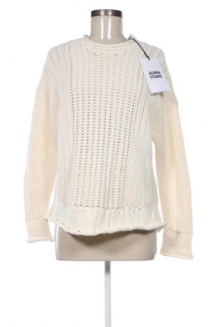 Γυναικείο πουλόβερ Alpha Studio, Μέγεθος L, Χρώμα Εκρού, Τιμή 32,99 €