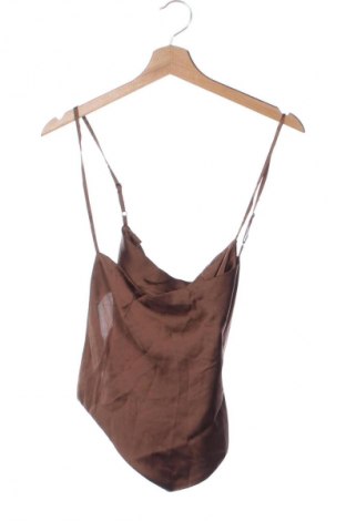 Γυναικείο τοπ NA-KD, Μέγεθος XS, Χρώμα Καφέ, Τιμή 4,99 €