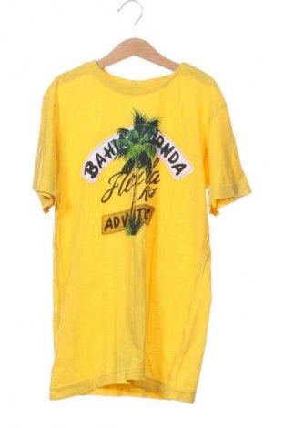 Dziecięcy T-shirt United Colors Of Benetton, Rozmiar 9-12m/ 74-80 cm, Kolor Żółty, Cena 6,99 zł