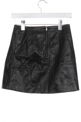 Кожена пола H&M, Размер XS, Цвят Черен, Цена 2,04 €