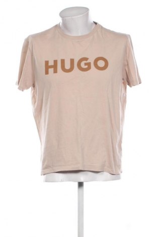Herren T-Shirt Hugo Boss, Größe L, Farbe Beige, Preis € 13,82