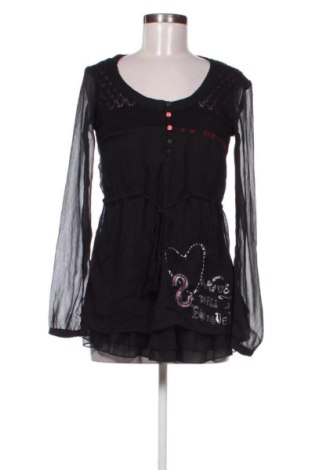 Дамска блуза Desigual, Размер S, Цвят Черен, Цена 13,29 €, #136707631