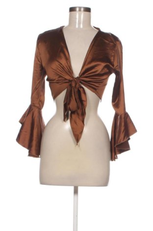 Дамска блуза NEW COLLECTION, Размер M, Цвят Кафяв, Цена 17,38 €, #136722548