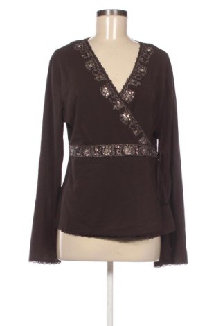 Damen Shirt Street One, Größe L, Farbe Braun, Preis 13,99 €, #136724021