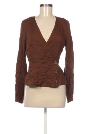 Дамска блуза Gina Tricot, Размер M, Цвят Кафяв, Цена 12,78 €, #136727591
