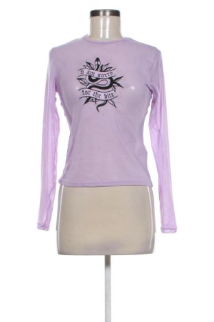 Дамска блуза Bershka, Размер L, Цвят Лилав, Цена 4,60 €, #136730993