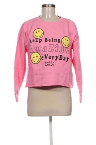 Damen Shirt Smiley World, Größe L, Farbe Rosa, Preis 8,99 €, #136742686