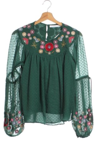 Damen Shirt Zara, Größe M, Farbe Grün, Preis 13,99 €, #136752157
