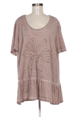 Damen Shirt Samoon, Größe 3XL, Farbe Aschrosa, Preis € 21,01, #136761060