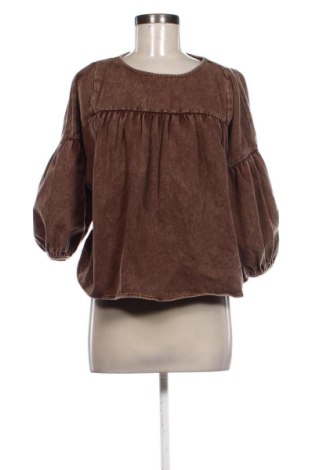Дамска блуза Unbranded, Размер S, Цвят Кафяв, Цена 6,91 €, #136765088