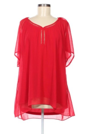 Γυναικεία μπλούζα City Chic, Μέγεθος 3XL, Χρώμα Κόκκινο, Τιμή 10,99 €, #136772208