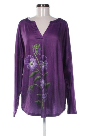 Bluzka damska Unbranded, Rozmiar 4XL, Kolor Fioletowy, Cena 69,66 zł, #136782819