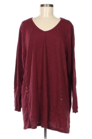 Γυναικεία μπλούζα Bpc Bonprix Collection, Μέγεθος 4XL, Χρώμα Κόκκινο, Τιμή 11,99 €, #136683144