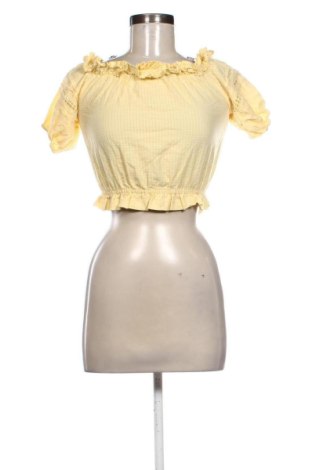 Bluzka damska H&M Divided, Rozmiar XS, Kolor Żółty, Cena 53,58 zł, #136695630