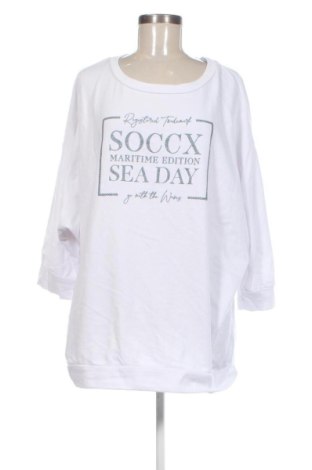 Дамска блуза Soccx, Размер XXL, Цвят Бял, Цена 18,40 €, #136688936