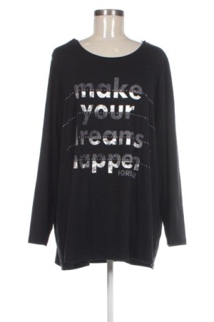 Bluză de femei Ulla Popken, Mărime 3XL, Culoare Negru, Preț 107,99 Lei, #136699582
