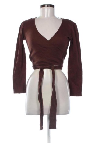 Дамска блуза Zara, Размер S, Цвят Кафяв, Цена 11,75 €, #136776890