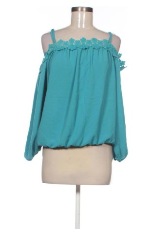 Bluză de femei Nicole Miller, Mărime M, Culoare Albastru, Preț 33,99 Lei, #136778387