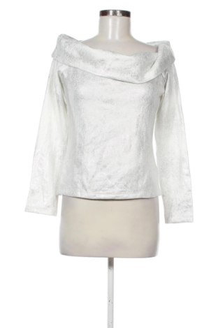 Bluzka damska Zara, Rozmiar M, Kolor Srebrzysty, Cena 72,99 zł, #136689012