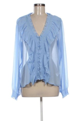 Дамска блуза Zara, Размер L, Цвят Син, Цена 9,20 €, #136704446