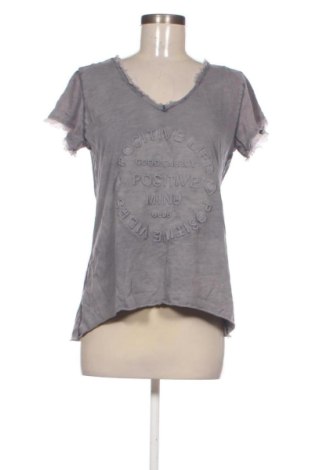 Damen Shirt Zwillingsherz, Größe S, Farbe Grau, Preis 17,99 €