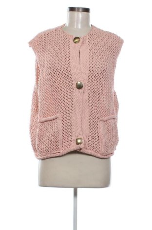 Дамска жилетка Zara, Размер L, Цвят Розов, Цена 14,00 €, #136733729