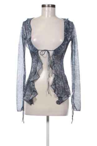 Дамска жилетка Pull&Bear, Размер XXS, Цвят Син, Цена 7,52 €, #136737474