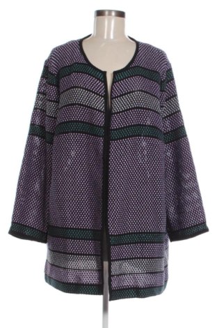 Damen Strickjacke Ulla Popken, Größe 3XL, Farbe Mehrfarbig, Preis 20,96 €, #136741211