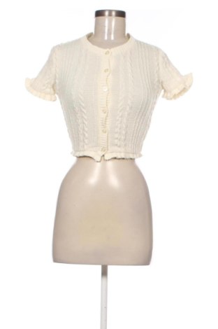 Damski kardigan Zara, Rozmiar S, Kolor ecru, Cena 75,02 zł, #136776410