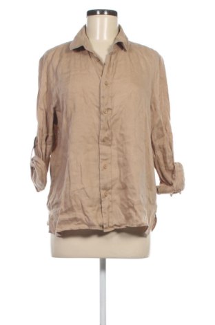 Cămașă de femei United Colors Of Benetton, Mărime L, Culoare Bej, Preț 59,99 Lei, #136763228