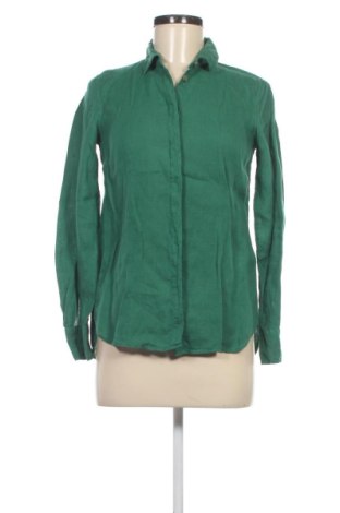 Cămașă de femei Massimo Dutti, Mărime S, Culoare Verde, Preț 160,99 Lei, #136780497