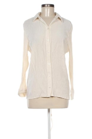 Cămașă de femei Bershka, Mărime S, Culoare Ecru, Preț 79,99 Lei, #136675812