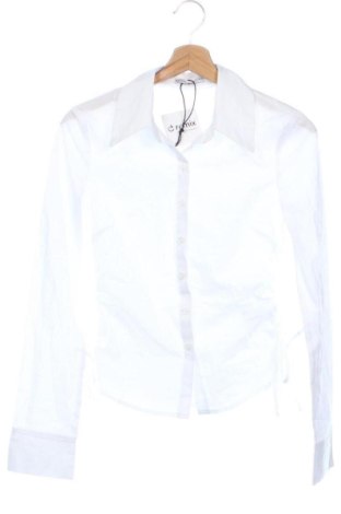 Cămașă de femei Bershka, Mărime XS, Culoare Alb, Preț 43,99 Lei, #136701687