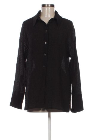 Cămașă de femei Bershka, Mărime M, Culoare Negru, Preț 79,99 Lei, #136701906