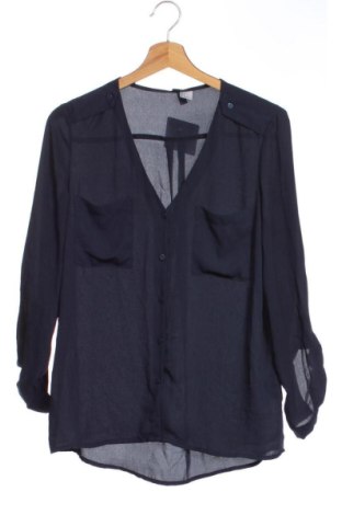 Cămașă de femei H&M, Mărime XS, Culoare Albastru, Preț 79,99 Lei, #136655285