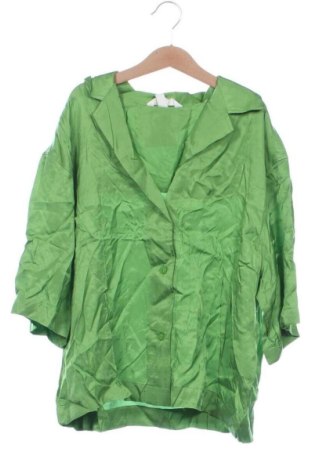 Cămașă de femei H&M, Mărime XS, Culoare Verde, Preț 106,61 Lei, #136658326