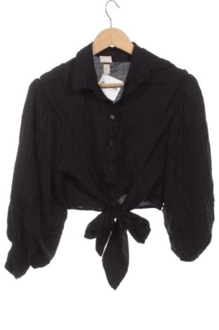 Damska koszula H&M, Rozmiar XXS, Kolor Czarny, Cena 24,94 zł, #136687295