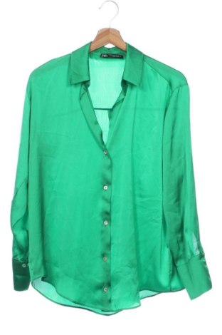 Dámská košile  Zara, Velikost XS, Barva Zelená, Cena  289,00 Kč, #136696156